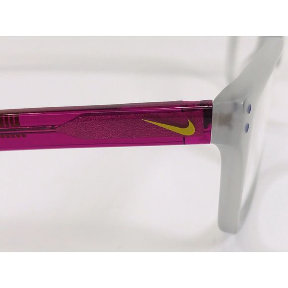 New NIKE KIDS NK5538 051 Wolf Grey & Violet Eyeglasses 46mm with NIKE Case main image 9